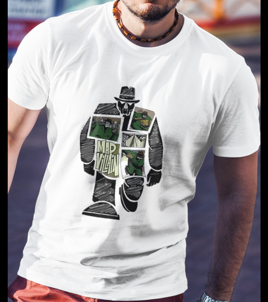MF DOOM Madvillain Comic Style Striking T-Shirt