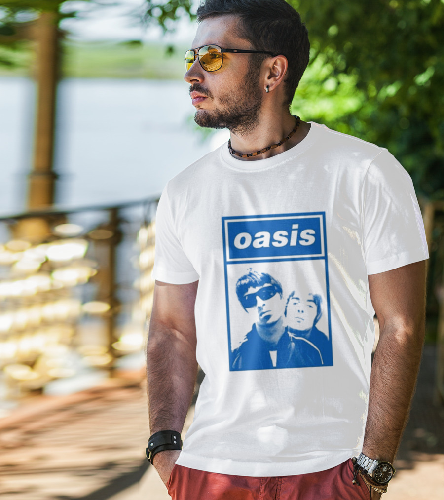 Oasis Noel Liam Photo T-Shirt