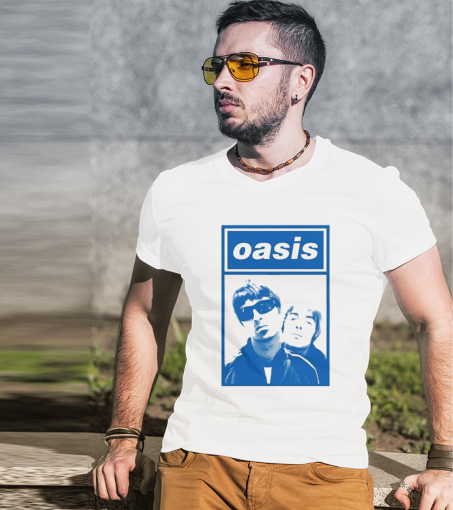 Oasis Noel Liam Photo T-Shirt