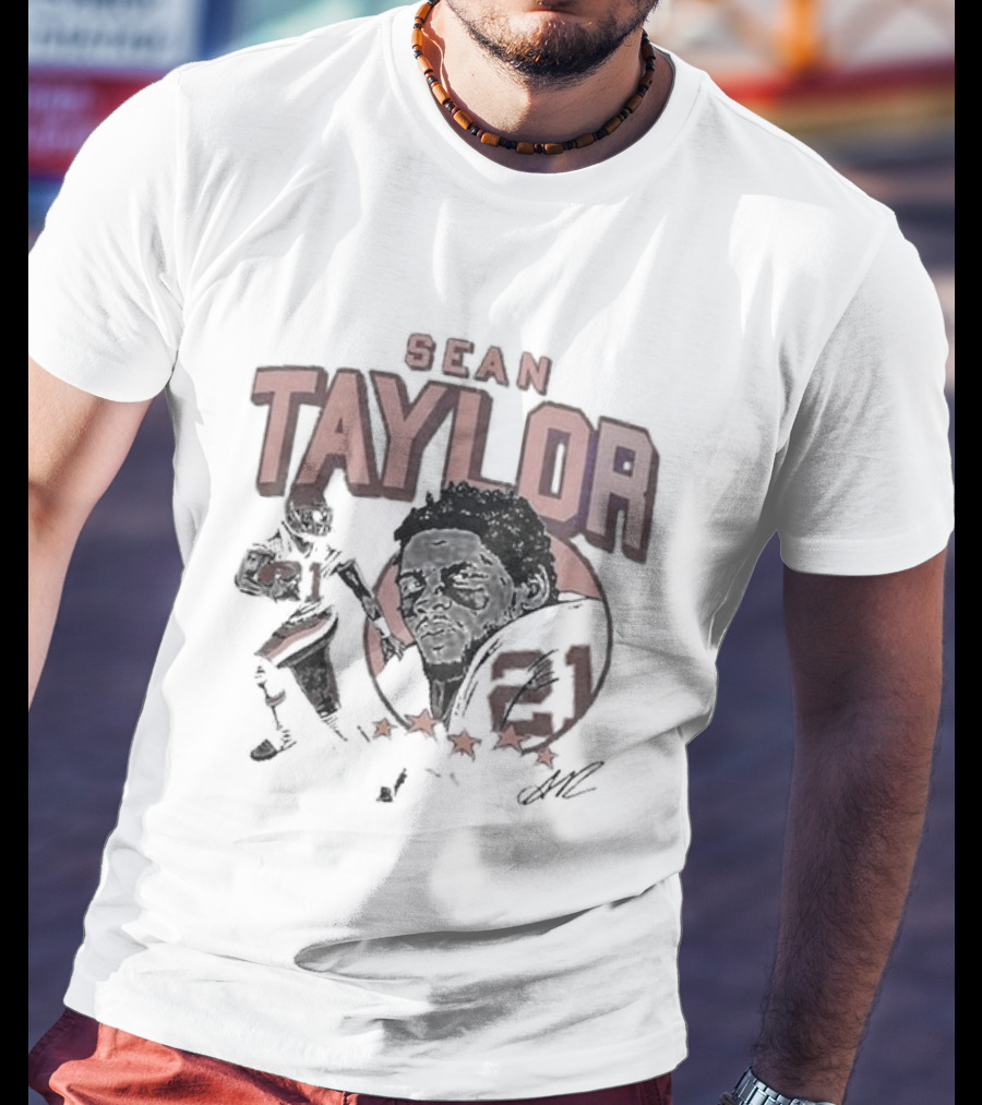 Sean Taylor Washington Football Legends Iconic T-Shirt