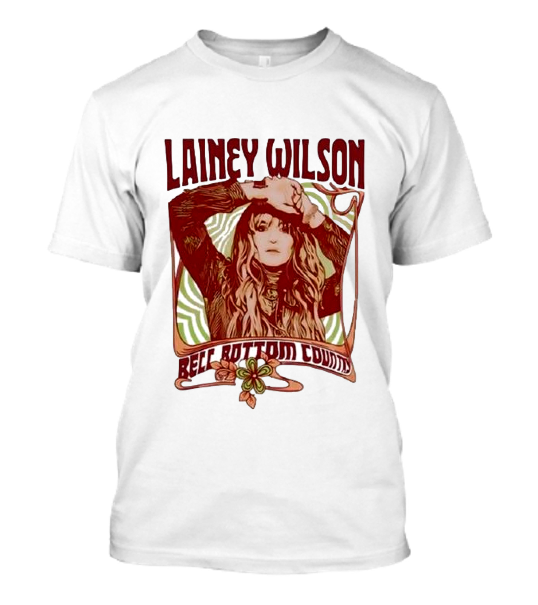 Lainey Wilson Bell Bottom Country Retro T-Shirt