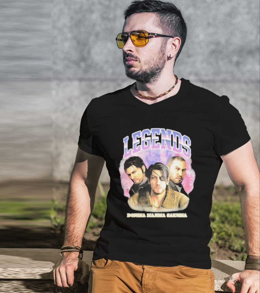Legends Dojima Majima Saejima Yakuza Series Icons T-Shirt