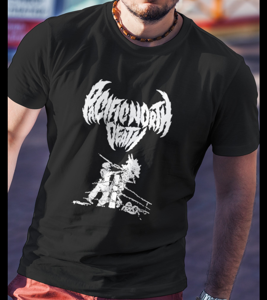 Pacific North Death Skeleton Grim Reaper T-Shirt
