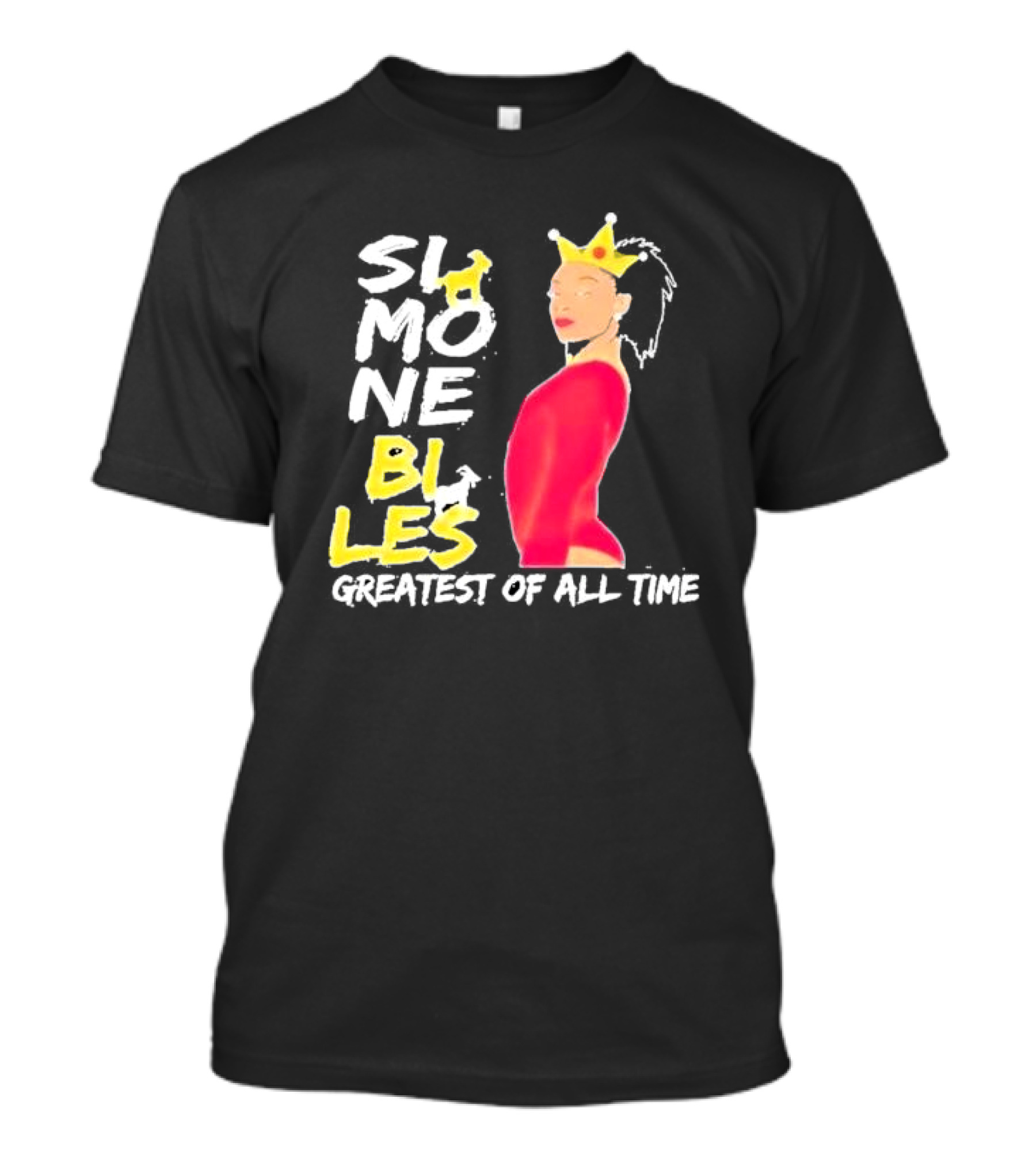 Simone Biles Greatest Of All Time Crowned Gymnast T-Shirt