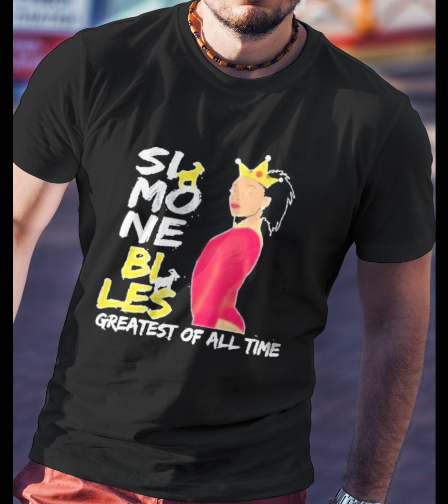 Simone Biles Greatest Of All Time Crowned Gymnast T-Shirt