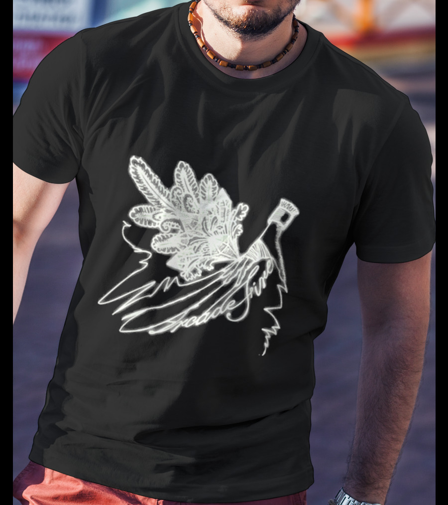 Arcade Fire Black Funeral Glow In The Dark Branch Design 20 Shows T-Shirt