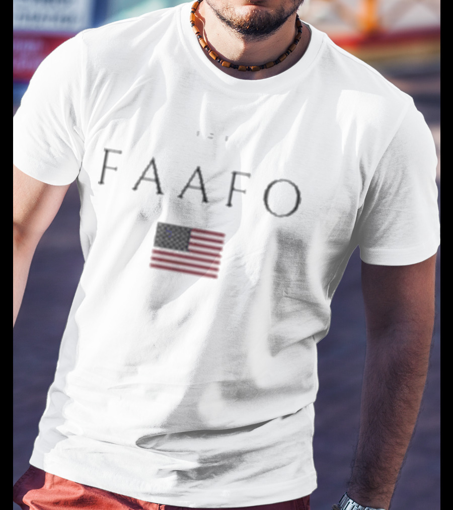 FAAFO USA Flag Gymnastics Team T-Shirt