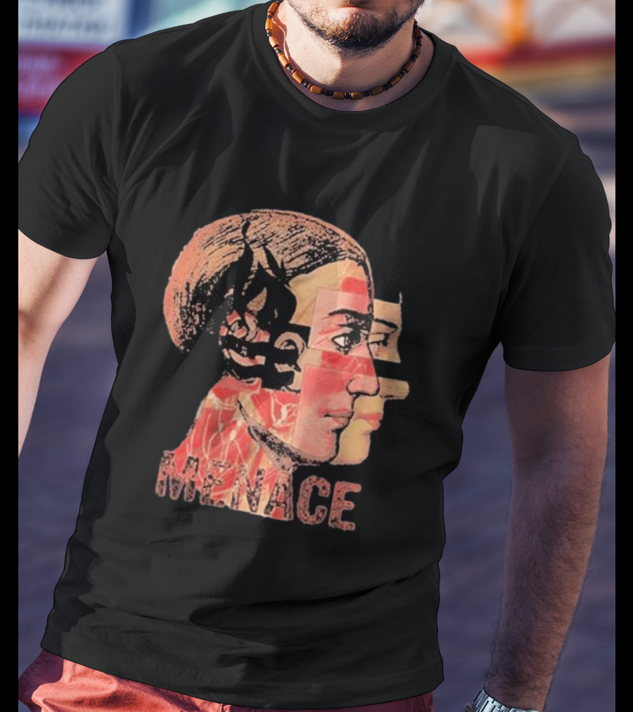 Menace Hot Water Music Dual Profile Head T-Shirt