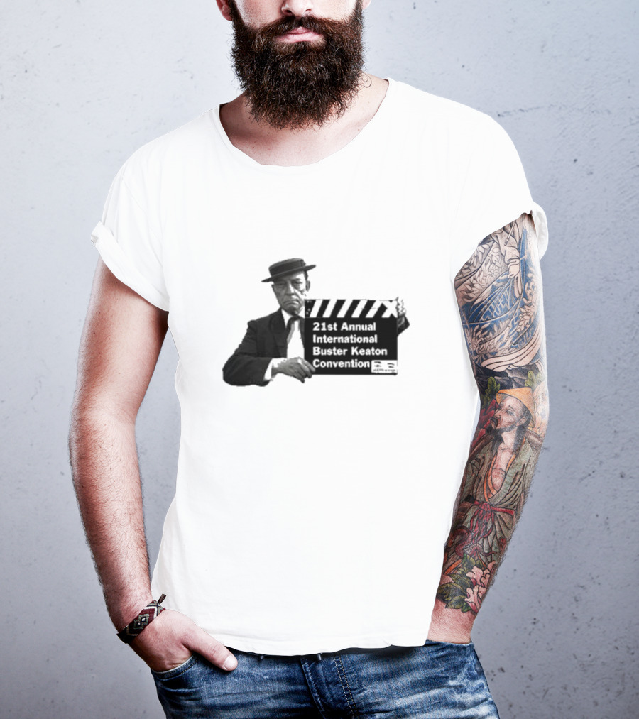 21st Annual International Buster Keaton Convention Clapboard T-Shirt