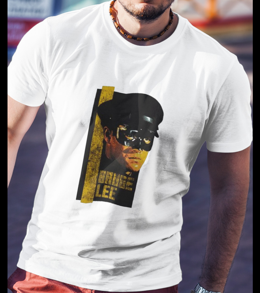 Bruce Lee Green Hornet Masked T-Shirt