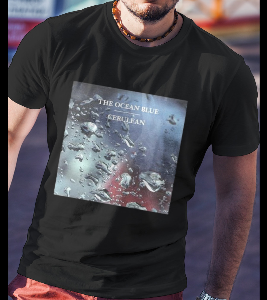THE OCEAN BLUE CERULEAN Rainwater Reflection T-Shirt