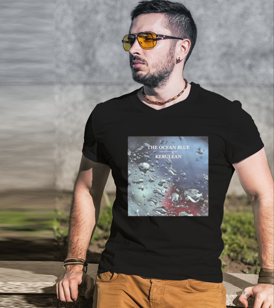THE OCEAN BLUE CERULEAN Rainwater Reflection T-Shirt