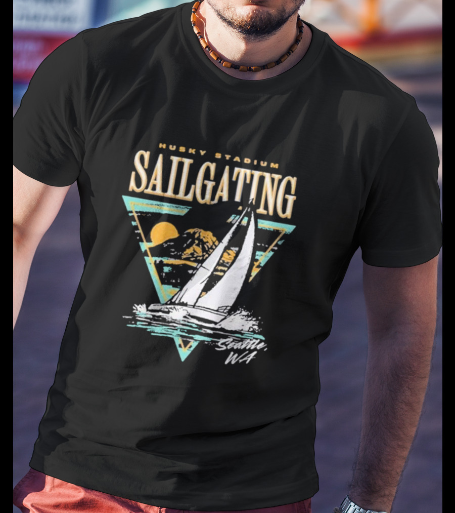 Husky Stadium Sailgating Seattle WA T-Shirt