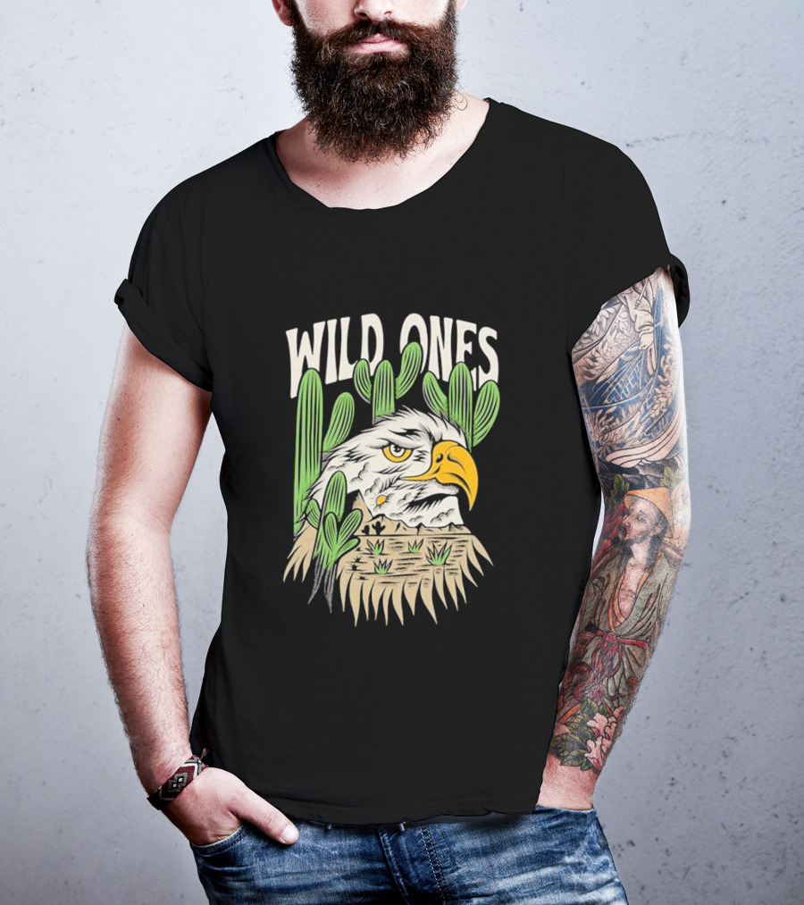 Wild Ones Eagle Desert Landscape T-Shirt