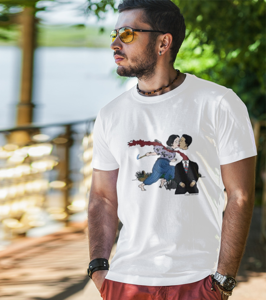 Geordie Greep The New Sound Kiss And Scarf Metaphor T-Shirt