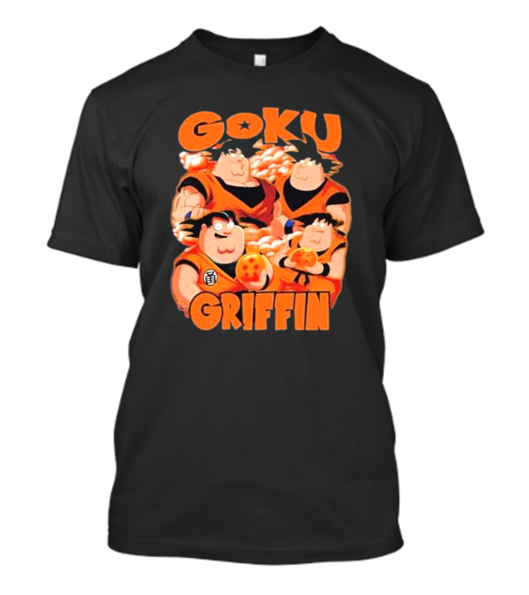 Goku Griffin Anime Family Crossover T-Shirt