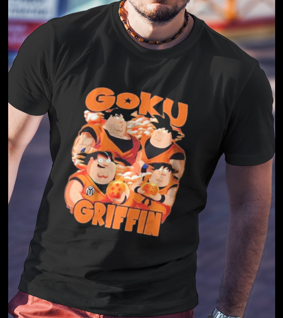 Goku Griffin Anime Family Crossover T-Shirt