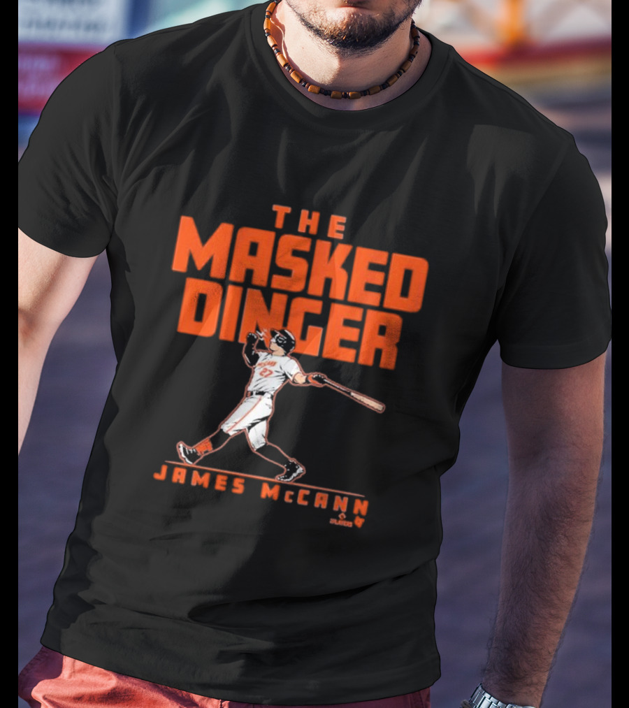 James McCann The Masked Dinger Baseball Player T-Shirt
