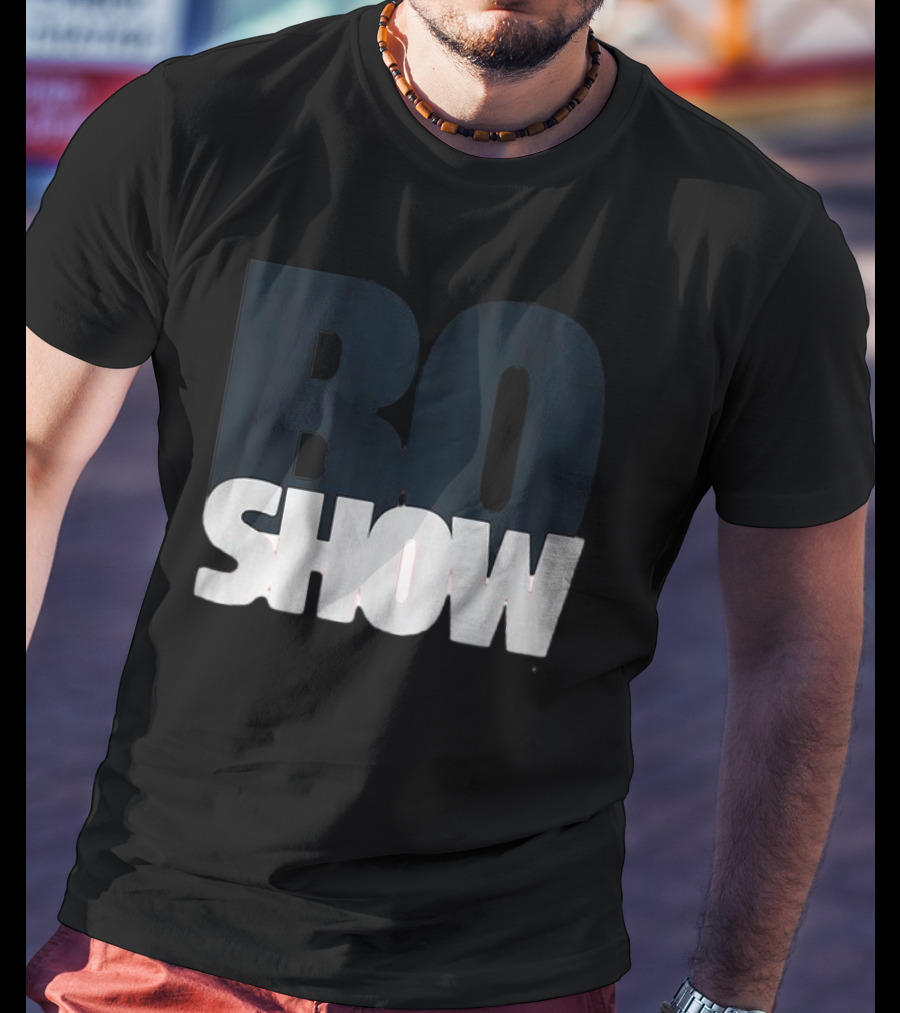 Bo Nix The Bo Show Dark Bold Minimalist Text T-Shirt