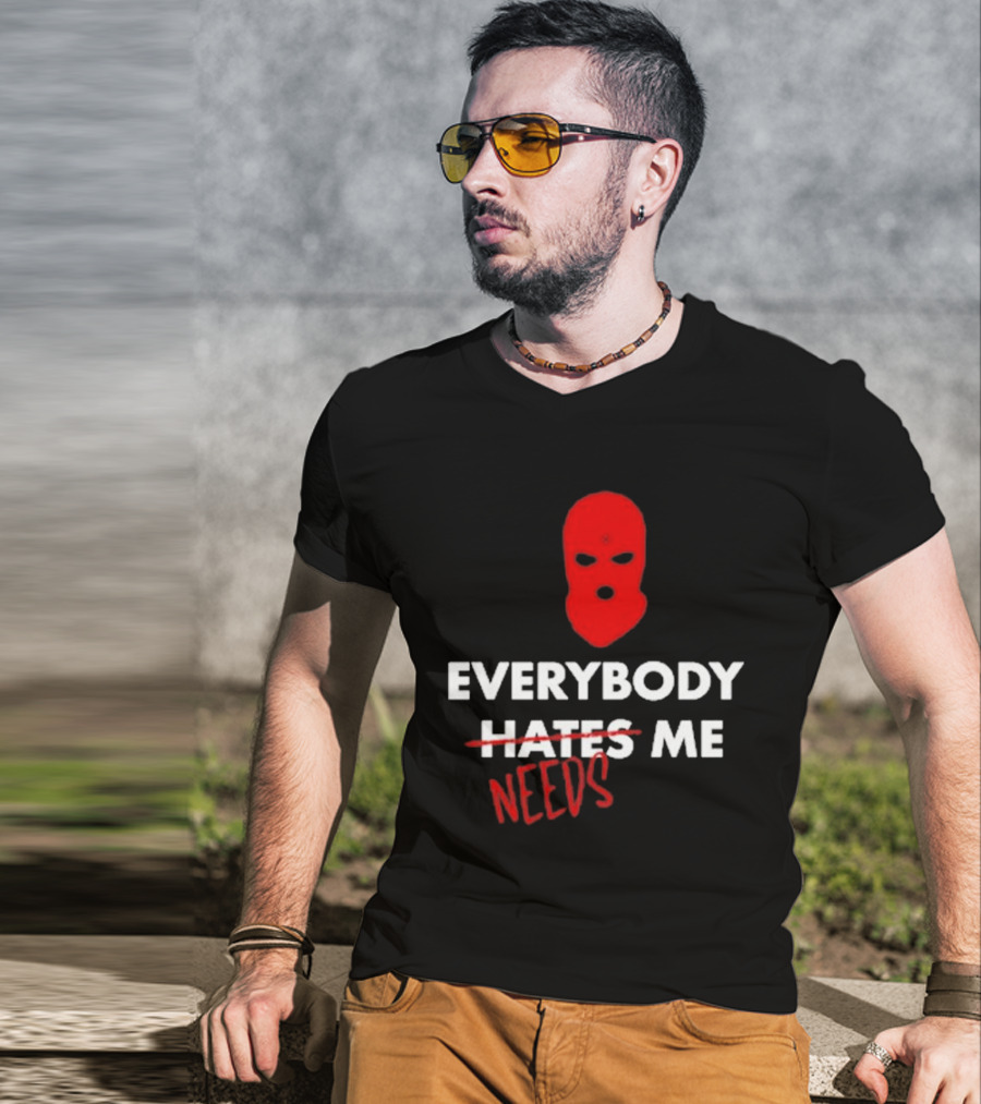 Everybody Needs Me Red Mask T-Shirt