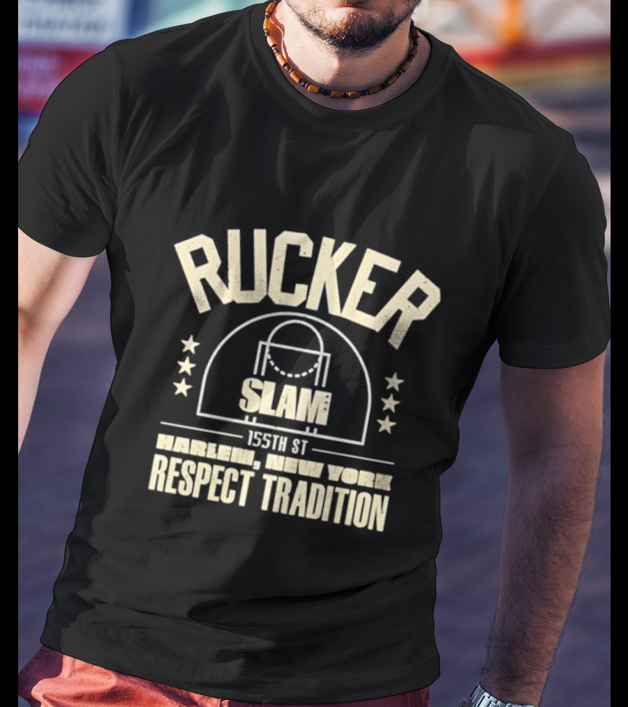 Rucker Park Slam 155th St Harlem New York Respect Tradition T-Shirt
