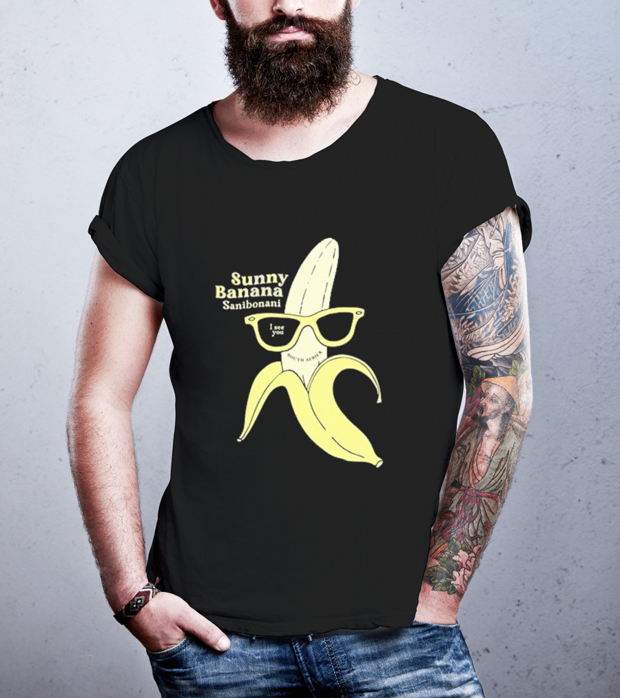 Sunny Banana Sanibonani I See You South Africa T-Shirt