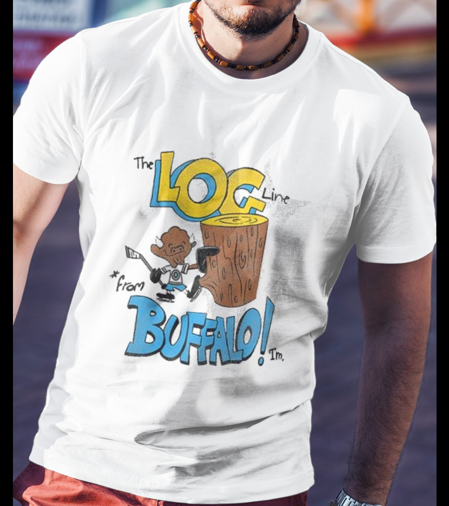 The Log Line From Buffalo Joe Lodico Buffalo Bills T-Shirt