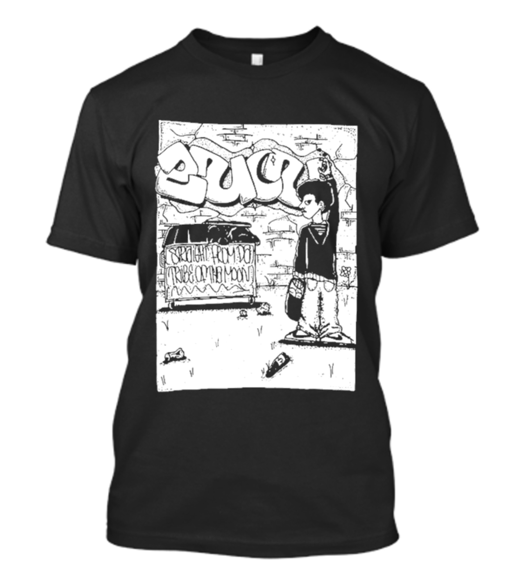 Zulu Black Powerviolence Street Art From The Tribe Of The Moon T-Shirt