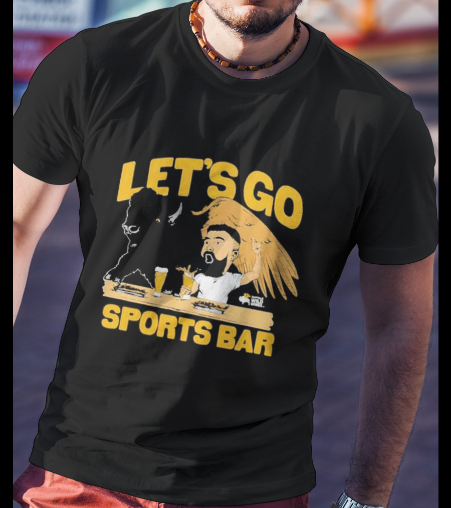 Let's Go Sports Bar Buffalo Wild Wings X Jason Kelce T-Shirt