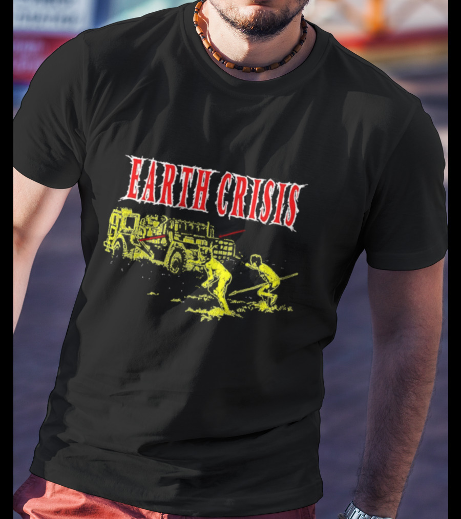 EARTH CRISIS Death Machines Human Conflict Scene T-Shirt