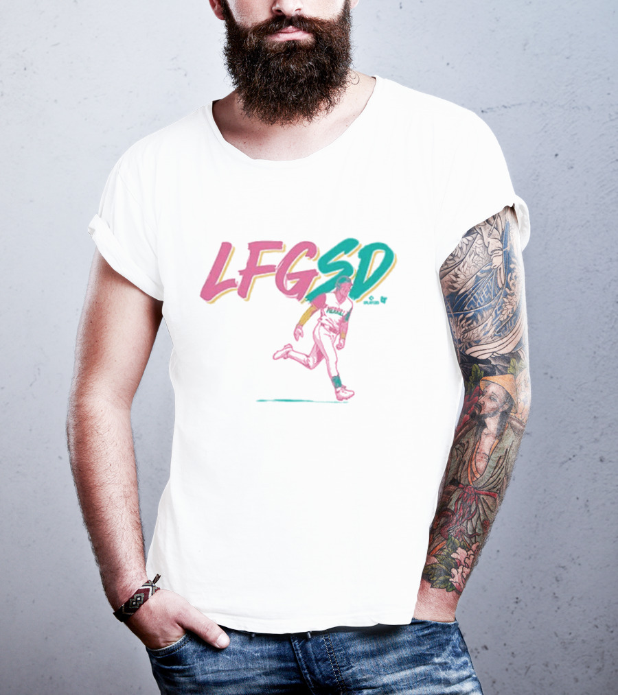 Jackson Merrill LFGSD Neon Baseball Running T-Shirt