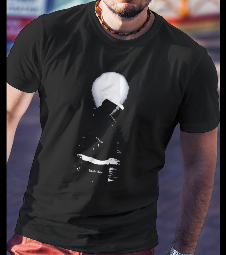 Lonely Boy Paradise Black Enigmatic Silhouette Hat Contrast T-Shirt