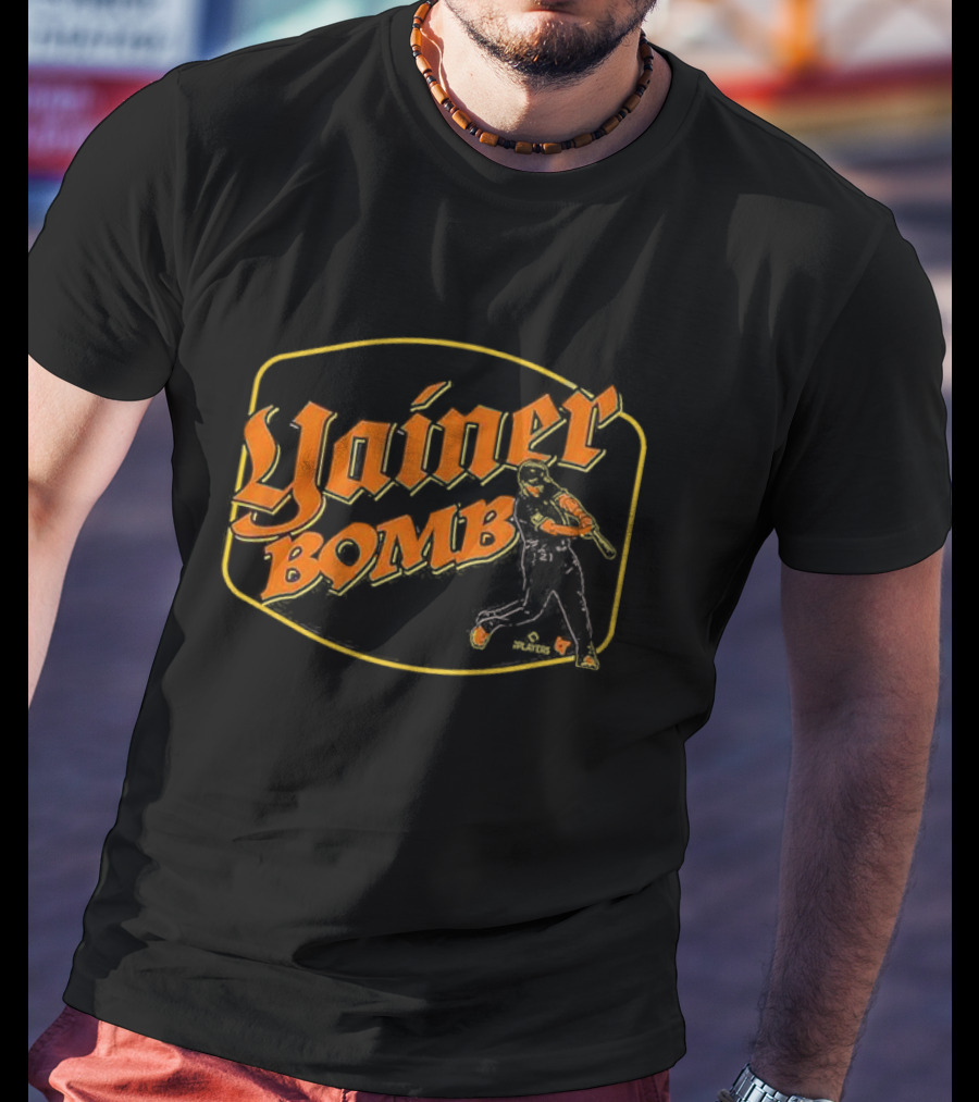 Yainer Diaz Yainer Bomb Baseball Players T-Shirt