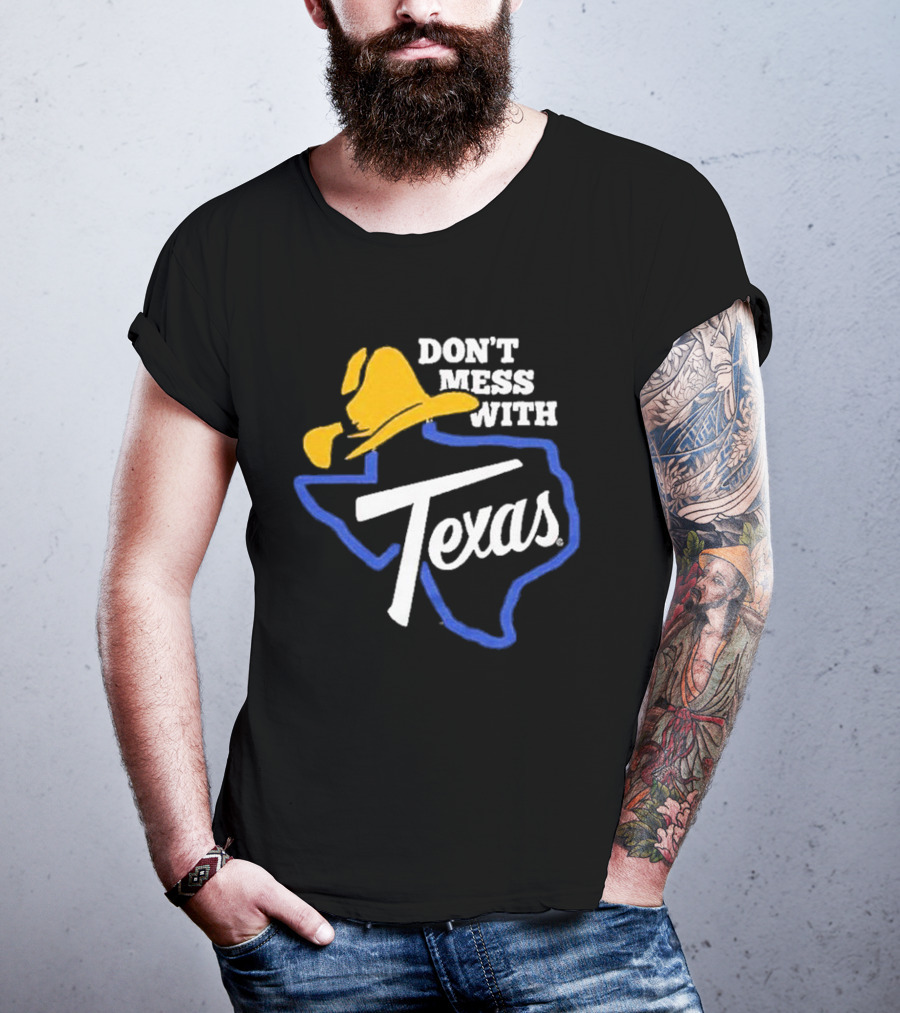 Don't Mess With Texas State Bobcats Football Cowboy T-Shirt