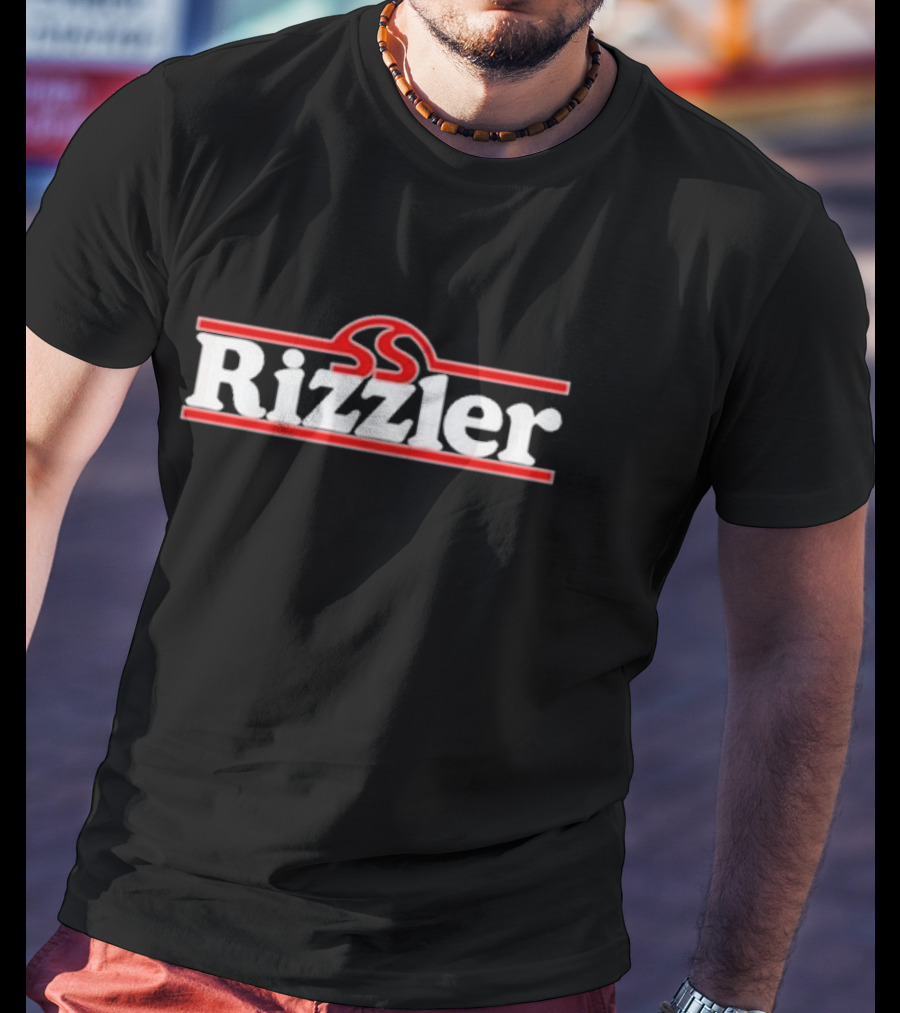 Rizzler Logo With Red And White SS T-Shirt