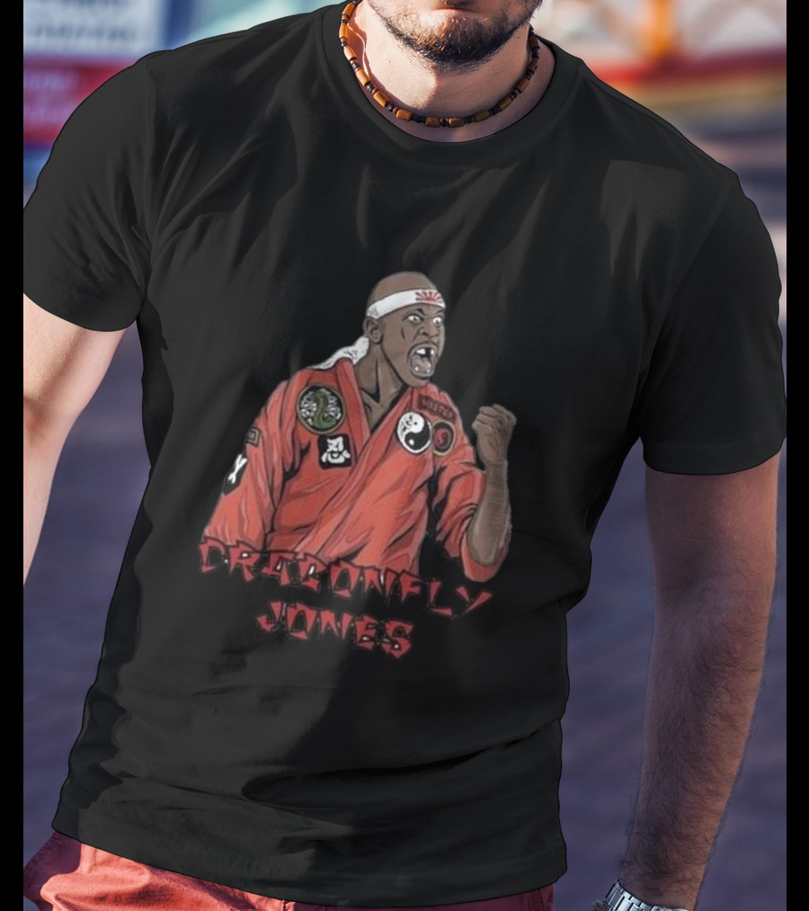 Dragonfly Jones Martin Lawrence Cartoon Mma Karate Kung Fu Martial Arts Iconic Red Gi T-Shirt