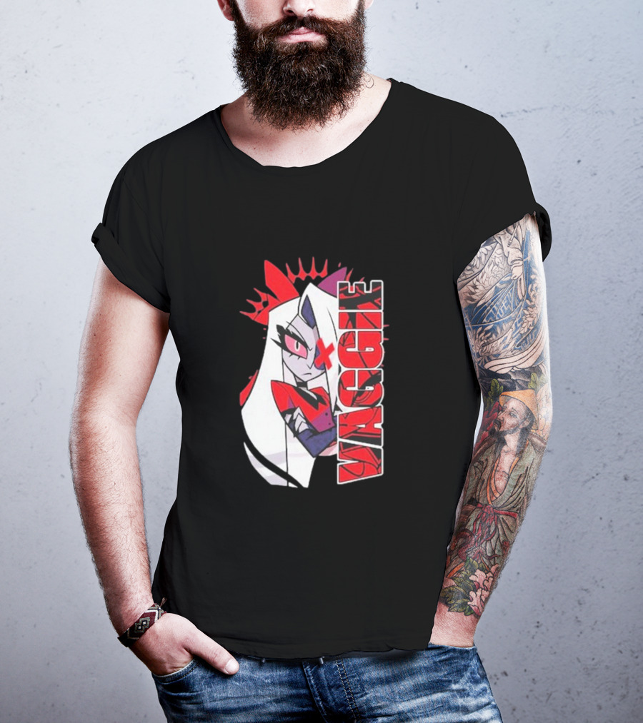 Hazbin Hotel Vaggie Red And White Character T-Shirt