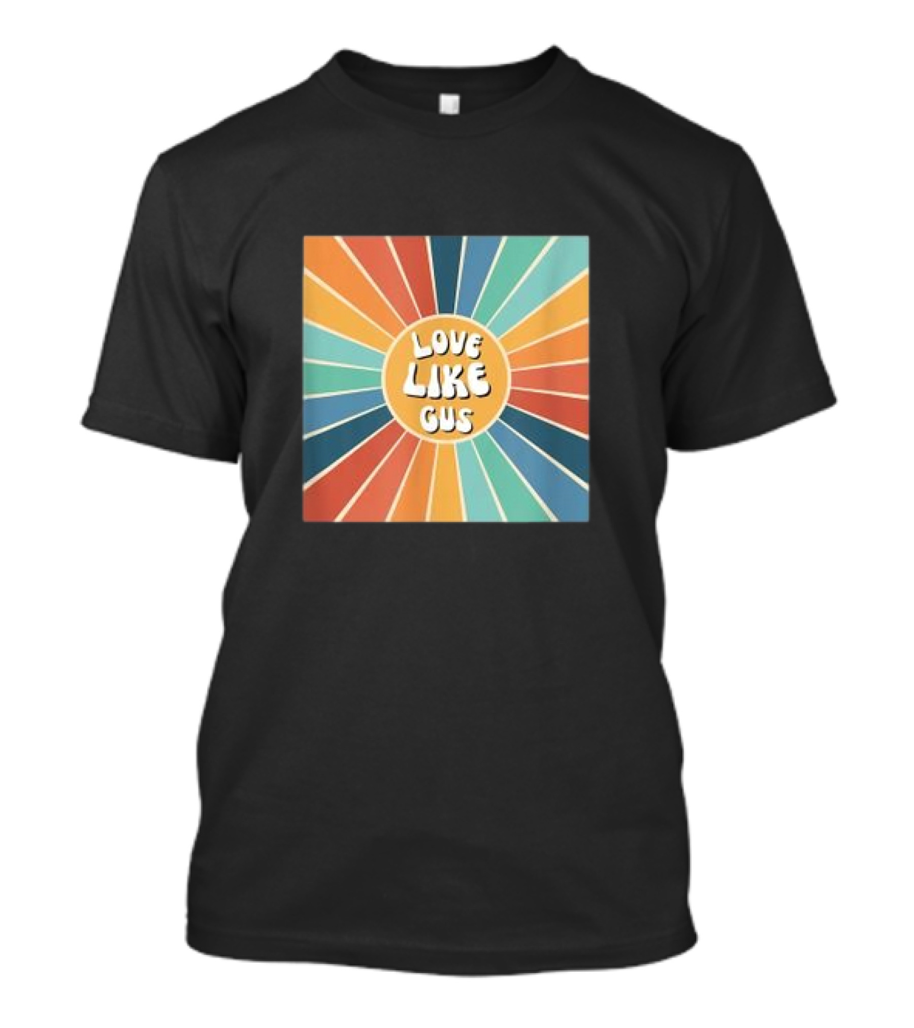 Love Like Gus Retro Sunshine Stripes T-Shirt