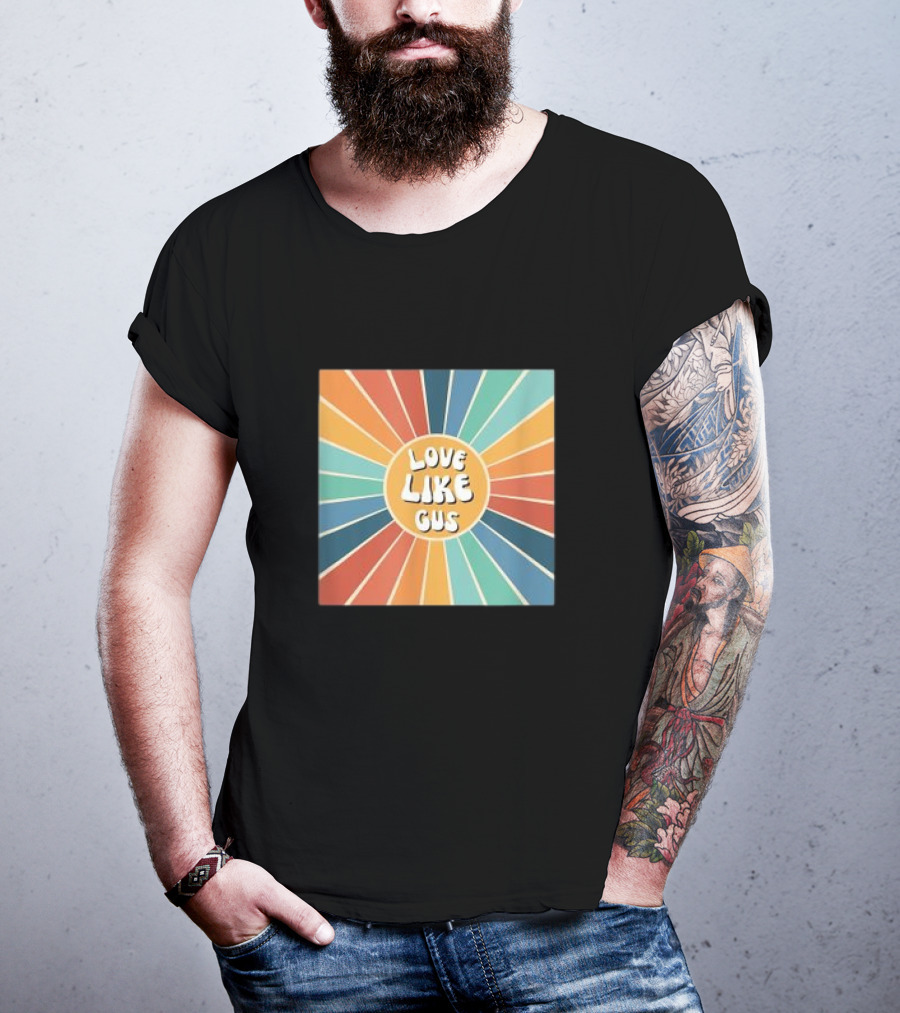 Love Like Gus Retro Sunshine Stripes T-Shirt
