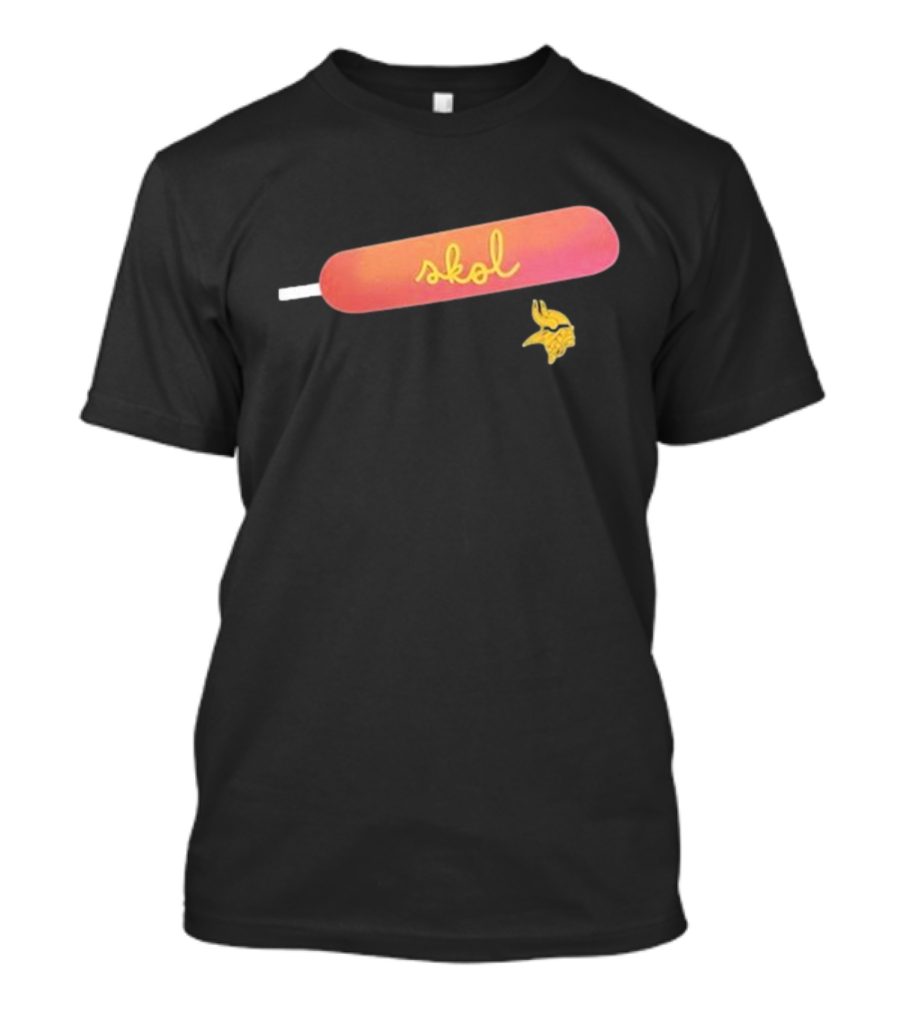Minnesota Vikings Skol Hotdog With Team T-Shirt