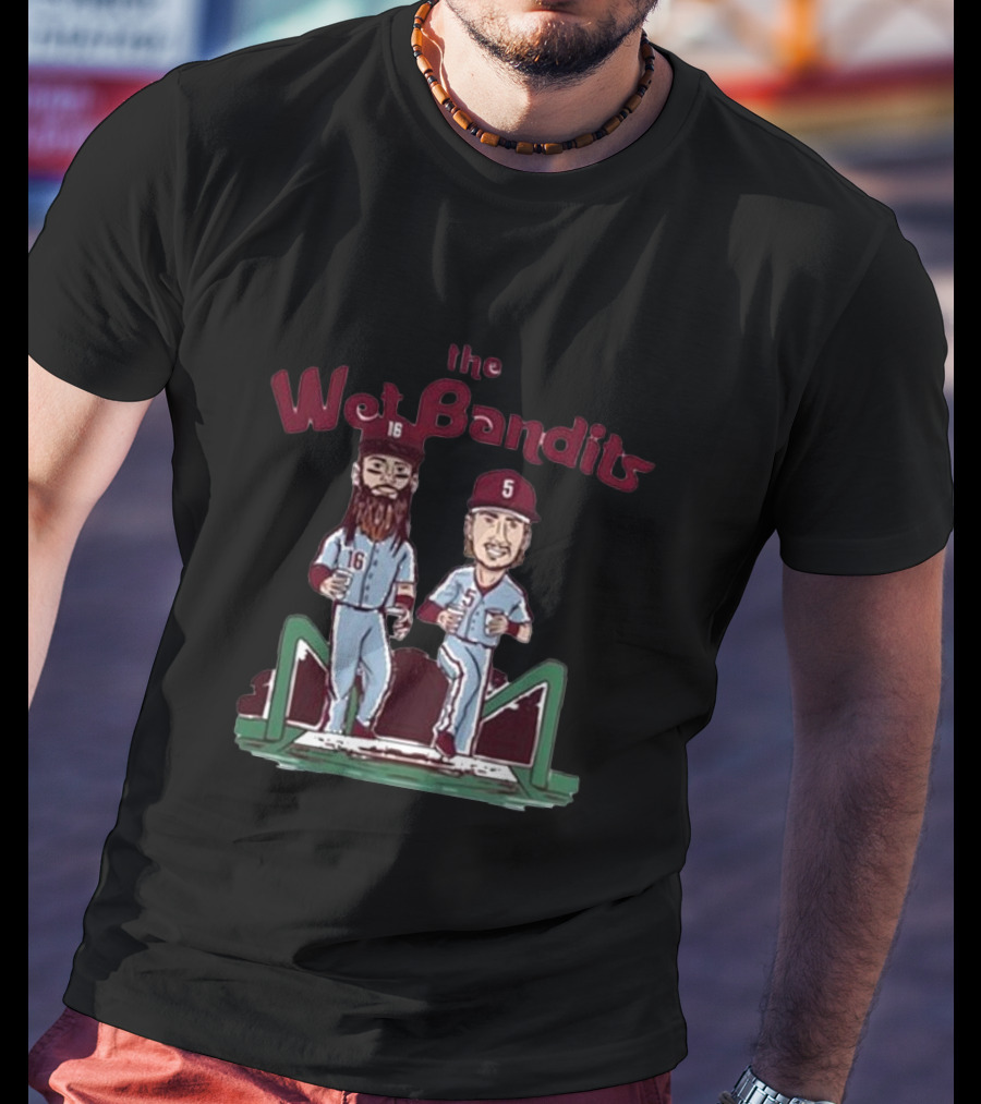 Brandon Marsh Bryson Stott The Wet Bandits Philadelphia Phillies MLB T-Shirt