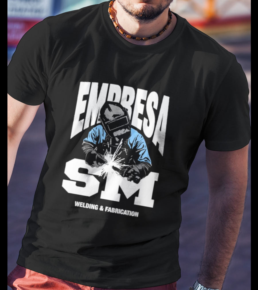 EMPRESA SM Welding And Fabrication Welder Iconic T-Shirt