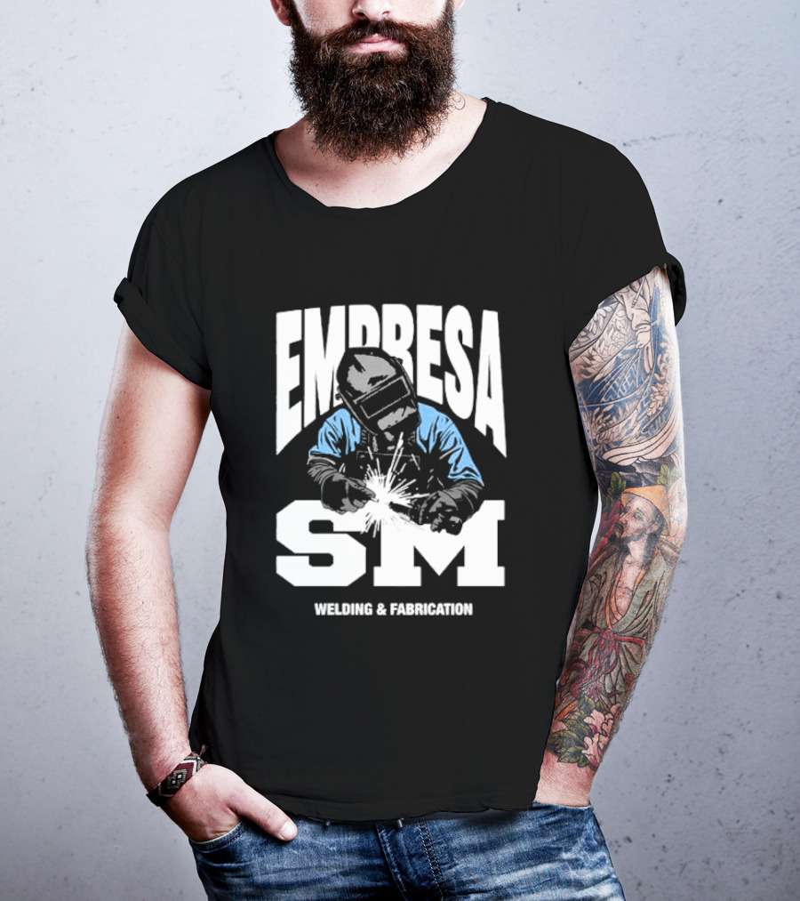 EMPRESA SM Welding And Fabrication Welder Iconic T-Shirt