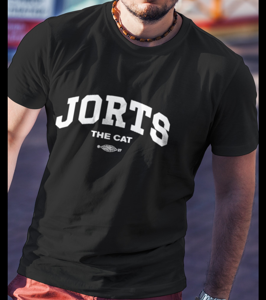 Happy Labor Day Jorts The Cat 27 T-Shirt