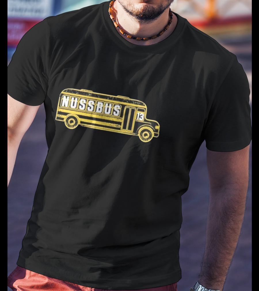 Matt Flynn Nuss Bus 13 Black And Yellow T-Shirt