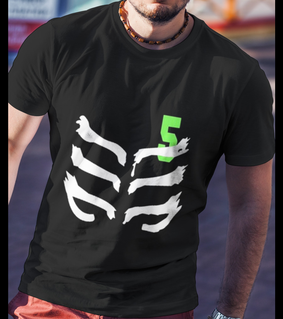 Lloyd Garmadon Ninjago Energy Elemental Symbol Number 5 T-Shirt