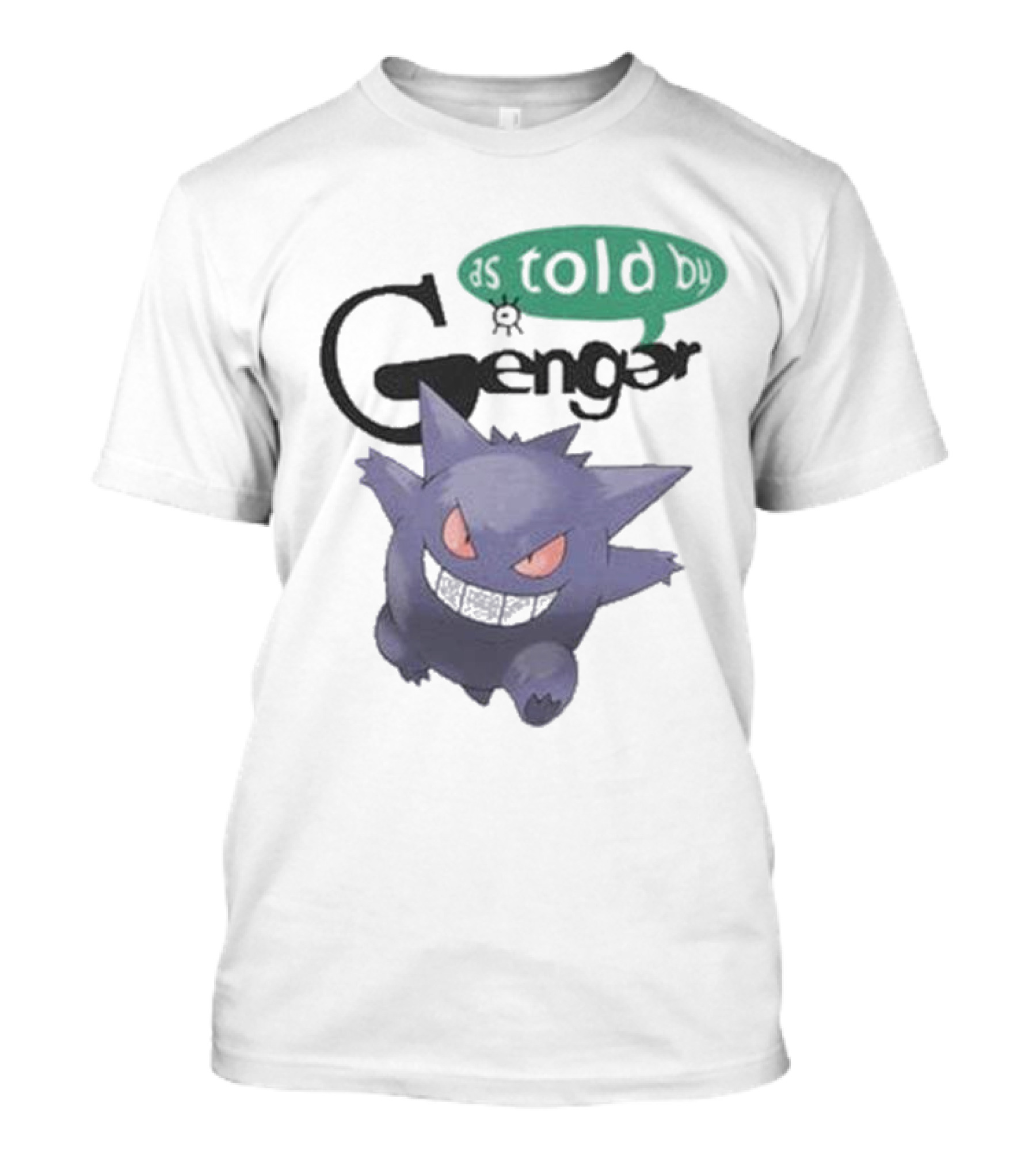 Pokemon As Told By Gengar Ghost-Type Adventure T-Shirt
