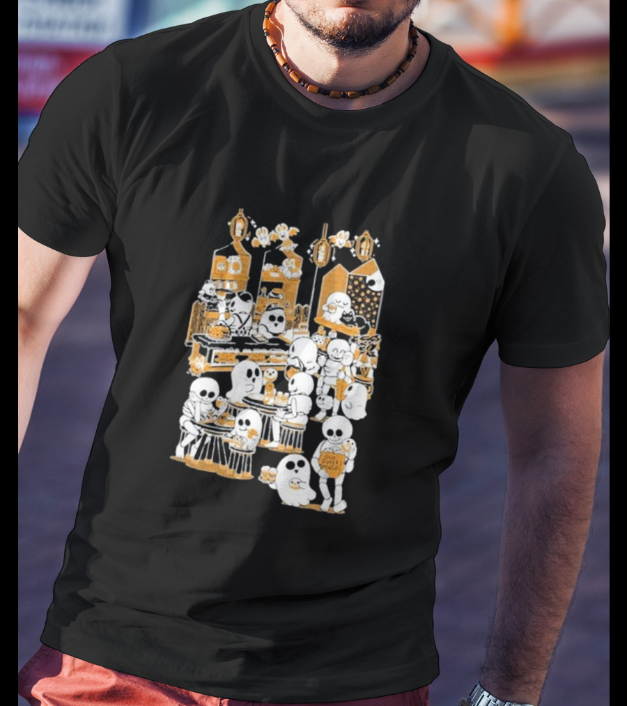 Sarah Graley Our Super Adventure Spooky Bakery Scene With Ghosts T-Shirt