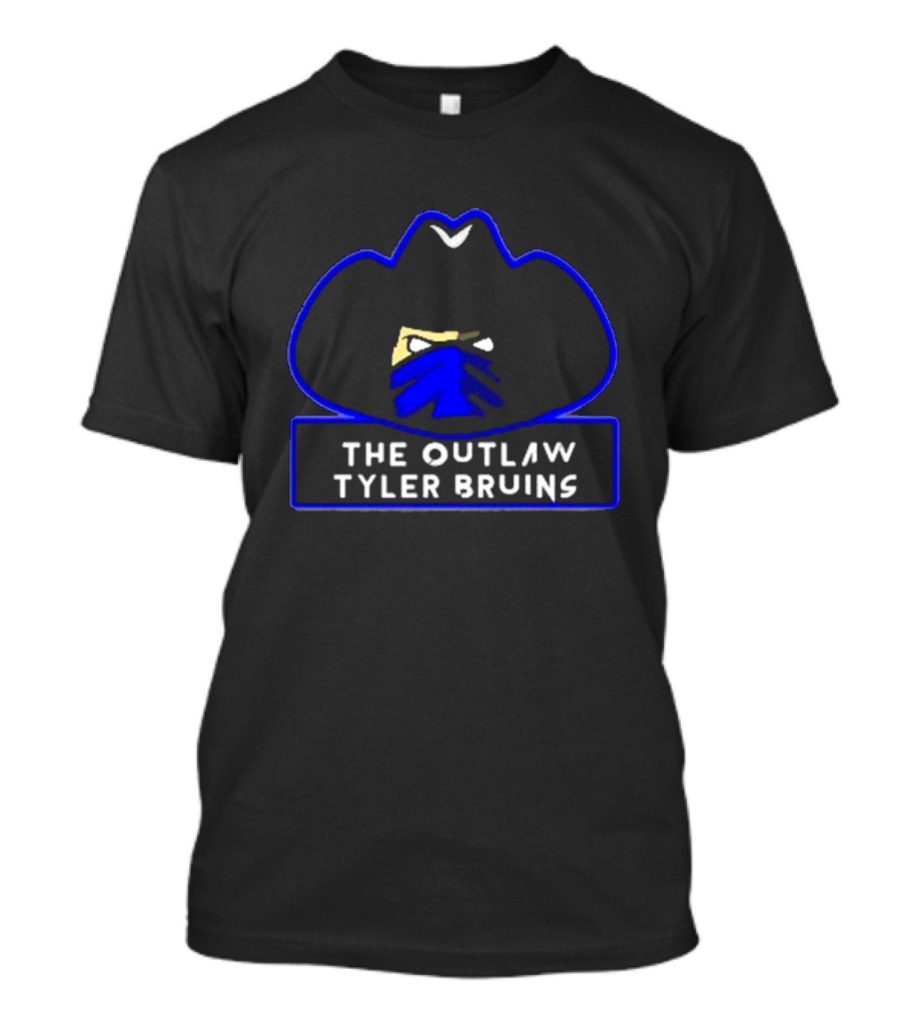The Outlaw Tyler Bruins Cowboy Mask T-Shirt