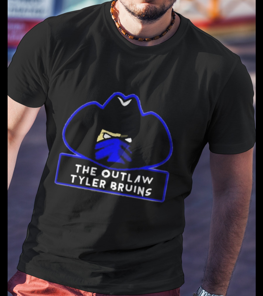 The Outlaw Tyler Bruins Cowboy Mask T-Shirt